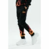 Hype. Black Flame Cuff Joggers
