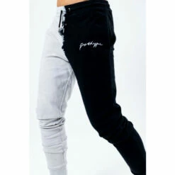 Hype. Mens Black Multi Splice Tie Dye Joggers -Hype Shop unnamed file 4279