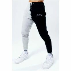 Hype. Mens Black Multi Splice Tie Dye Joggers -Hype Shop unnamed file 4280