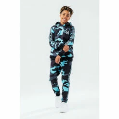 Hype. Blue Wave Camo Joggers -Hype Shop unnamed file 4289