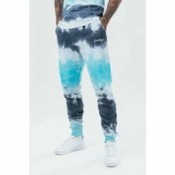 Hype. Blue Acid Stripe Scribble Logo Joggers 4 Hype. Blue Acid Stripe Scribble Logo Joggers -Hype Shop unnamed file 4379