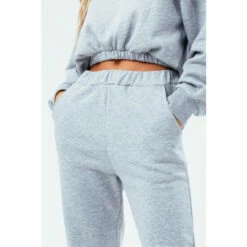 Hype. Womens Grey Marl Joggers -Hype Shop unnamed file 4419