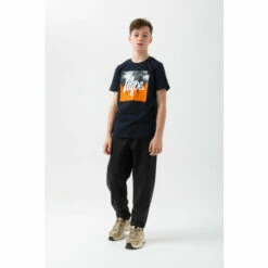 Hype. Blue Orange Drips Square T-Shirt -Hype Shop unnamed file 442