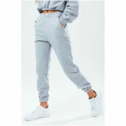 Hype. Womens Grey Marl Joggers -Hype Shop unnamed file 4420