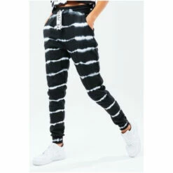 Hype. Black Dye Stripe Oversized Joggers -Hype Shop unnamed file 4426