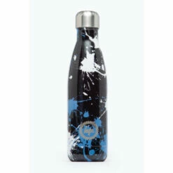 Hype. Black Splatter Metal Reuseable Water Bottle