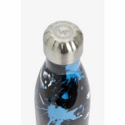 Hype. Black Splatter Metal Reuseable Water Bottle -Hype Shop unnamed file 4443