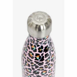 Hype. Disco Leopard Metal Reusable Water Bottle -Hype Shop unnamed file 4463