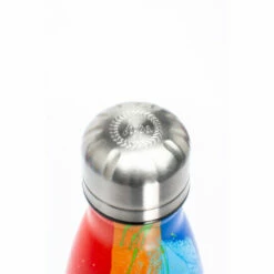 Hype Black Multi Coloured Graffiti Drip Metal Water Bottle -Hype Shop unnamed file 4476