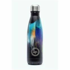 Hype Black Drip Metal Water Bottle