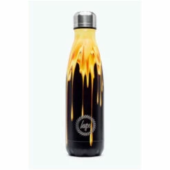 Hype. Black Honey Drip Metal Water Bottle