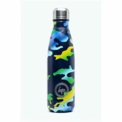 Hype. Black With Camo Gradients Water Bottle