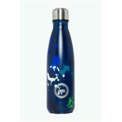 Hype. Large Black Splat Metal Water Bottle