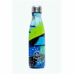 Hype Blue Geo Scribble Metal Water Bottle -Hype Shop unnamed file 4511