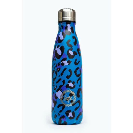 unnamed-file-4523.jpg Hype. Blue Leopard Metal Reusable Bottle -Hype Shop unnamed file 4523