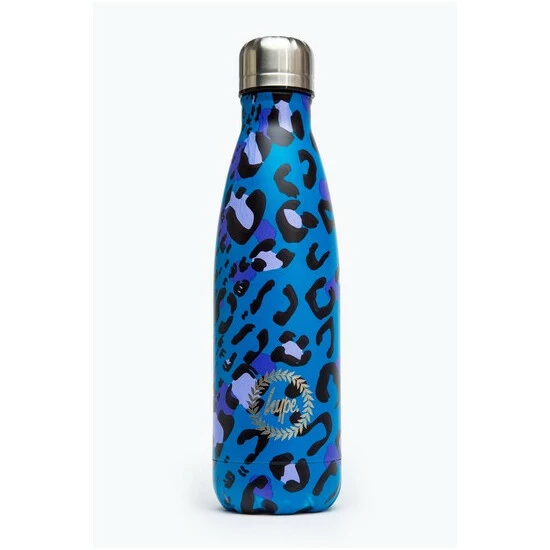 unnamed-file-4527.jpg Hype. Blue Leopard Metal Reusable Bottle -Hype Shop unnamed file 4527