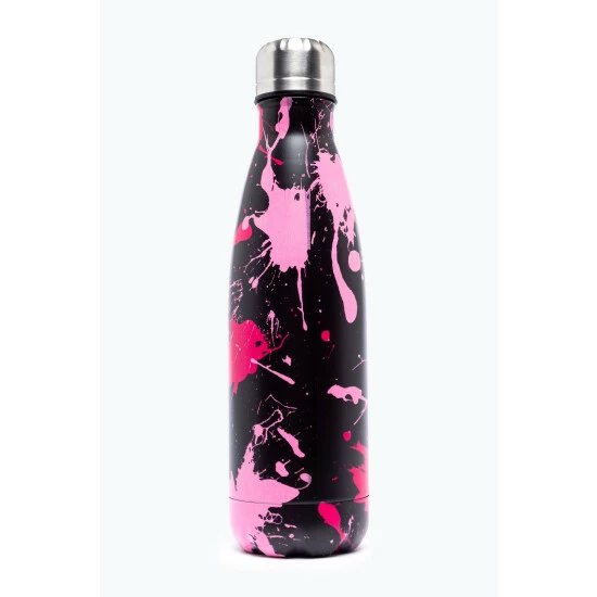unnamed-file-4533.jpg Hype. Black Pink Splat Crest Water Bottle -Hype Shop unnamed file 4533