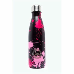 Hype. Black Pink Splat Crest Water Bottle 6 Hype. Black Pink Splat Crest Water Bottle -Hype Shop unnamed file 4536