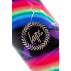 Hype. Black Midnight Rainbow Crest Water Bottle 4 Hype. Black Midnight Rainbow Crest Water Bottle -Hype Shop unnamed file 4554