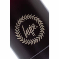 Hype. Pink Black Fade Crest Water Bottle -Hype Shop unnamed file 4564