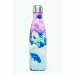 Hype. Purple Glitter Skies Metal Water Bottle