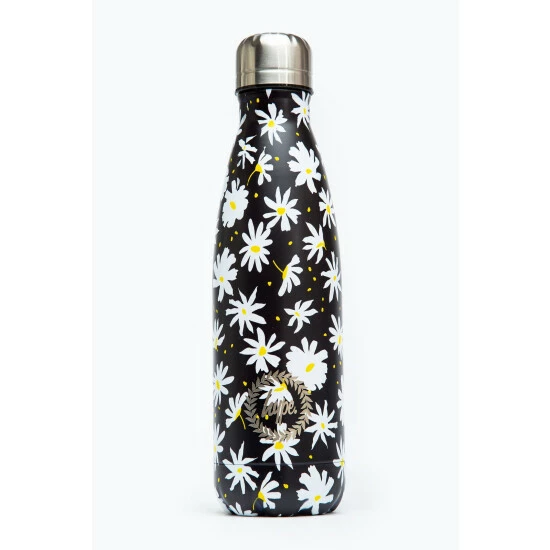 unnamed-file-4643.jpg Hype. Black Daisies Metal Reusable Bottle -Hype Shop unnamed file 4643