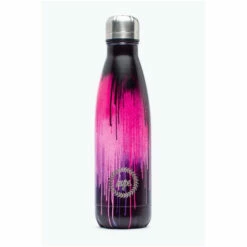 Hype. Pink Drip Metal Water Bottle