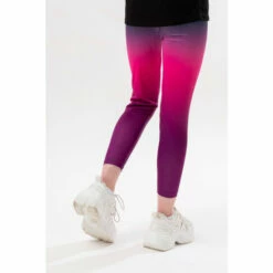 Hype. Girls Black To Pink Fade Script T-Shirt, Leggings And Scrunchie Set -Hype Shop unnamed file 4674