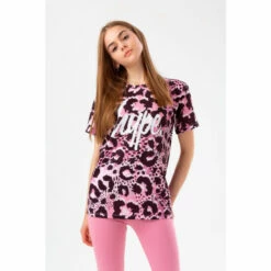 Hype. Girls Pink Leopard T-Shirt And Leggings Set -Hype Shop unnamed file 4678
