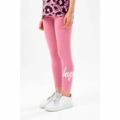 Hype. Girls Pink Leopard T-Shirt And Leggings Set -Hype Shop unnamed file 4679