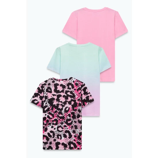 unnamed-file-4712.jpg Hype. Girls Pink Fade Leopard T-Shirts 3 Pack -Hype Shop unnamed file 4712