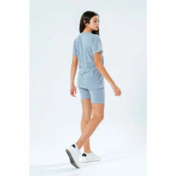 Hype. T-Shirt And Cycling Short Loungewear Set Grey 4 Hype. T-Shirt And Cycling Short Loungewear Set Grey -Hype Shop unnamed file 4719