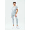 Hype. Girls Grey Script T-Shirt And Legging Set 2 Hype. Girls Grey Script T-Shirt And Legging Set -Hype Shop unnamed file 4733