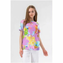 Hype. X Care Bears Purple Camo T-Shirt -Hype Shop unnamed file 474