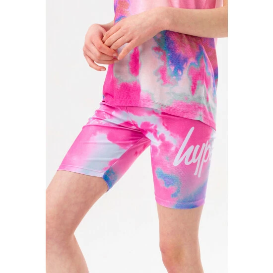 unnamed-file-4747.jpg Hype Girls Pink And Blue Tie Dye Script T-Shirt And Cycling Short Set -Hype Shop unnamed file 4747