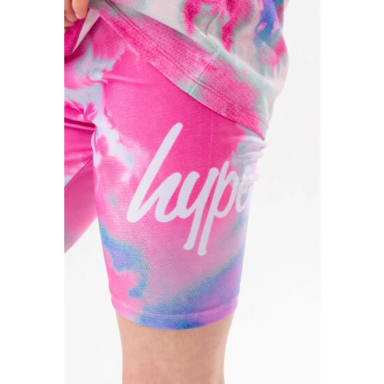 unnamed-file-4749.jpg Hype Girls Pink And Blue Tie Dye Script T-Shirt And Cycling Short Set -Hype Shop unnamed file 4749