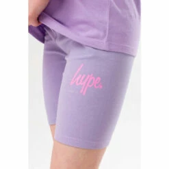 Hype Girls Purple Lilac Script T-Shirt And Cycling Short Set 4 Hype Girls Purple Lilac Script T-Shirt And Cycling Short Set -Hype Shop unnamed file 4759