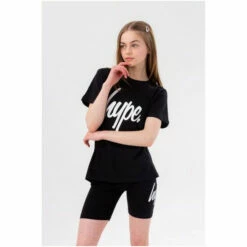Hype. Black Script T-Shirt And Shorts Set 9 Hype. Black Script T-Shirt And Shorts Set -Hype Shop unnamed file 4771