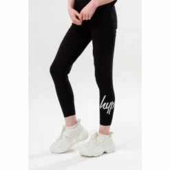 Hype. Girls Black Iridescent Script T-Shirt And Leggings Set -Hype Shop unnamed file 4775