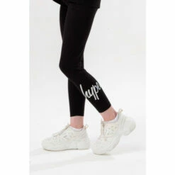 Hype. Girls Black Iridescent Script T-Shirt And Leggings Set -Hype Shop unnamed file 4776