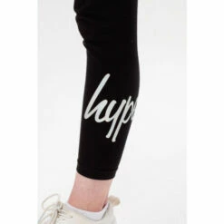 Hype. Girls Black Iridescent Script T-Shirt And Leggings Set -Hype Shop unnamed file 4778