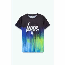 Hype. Boys Green Burst Drip Fade T-Shirt 3 Pack -Hype Shop unnamed file 4783