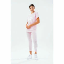 Hype. Pink Girls Script T-Shirt And Leggings Set