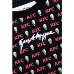 Hype. X KFC Logo Black T-Shirt -Hype Shop unnamed file 483