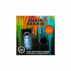 Hype. Black Audio Beanie And Body Spray Set