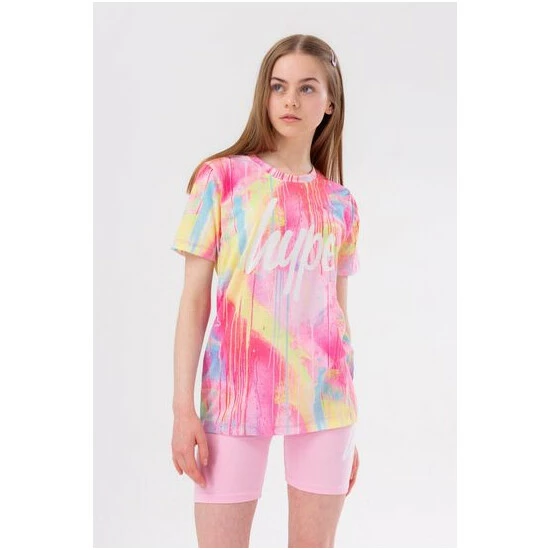 unnamed-file-4853.jpg Hype. Girls Pink Spray Drips Script Tee And Short Set -Hype Shop unnamed file 4853