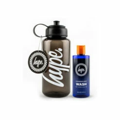Hype. Black Water Bottle And Body Wash Set