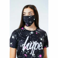 Hype. Kids Black Mystic Print T-Shirt, Leggings & Face Covering Set -Hype Shop unnamed file 4861