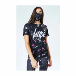 Hype. Kids Black Mystic Print T-Shirt, Leggings & Face Covering Set -Hype Shop unnamed file 4862
