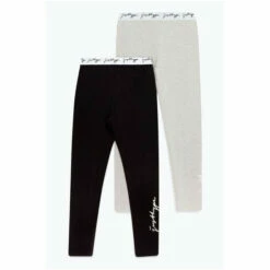 Hype. Womens Black Mono Leggings Set -Hype Shop unnamed file 4868